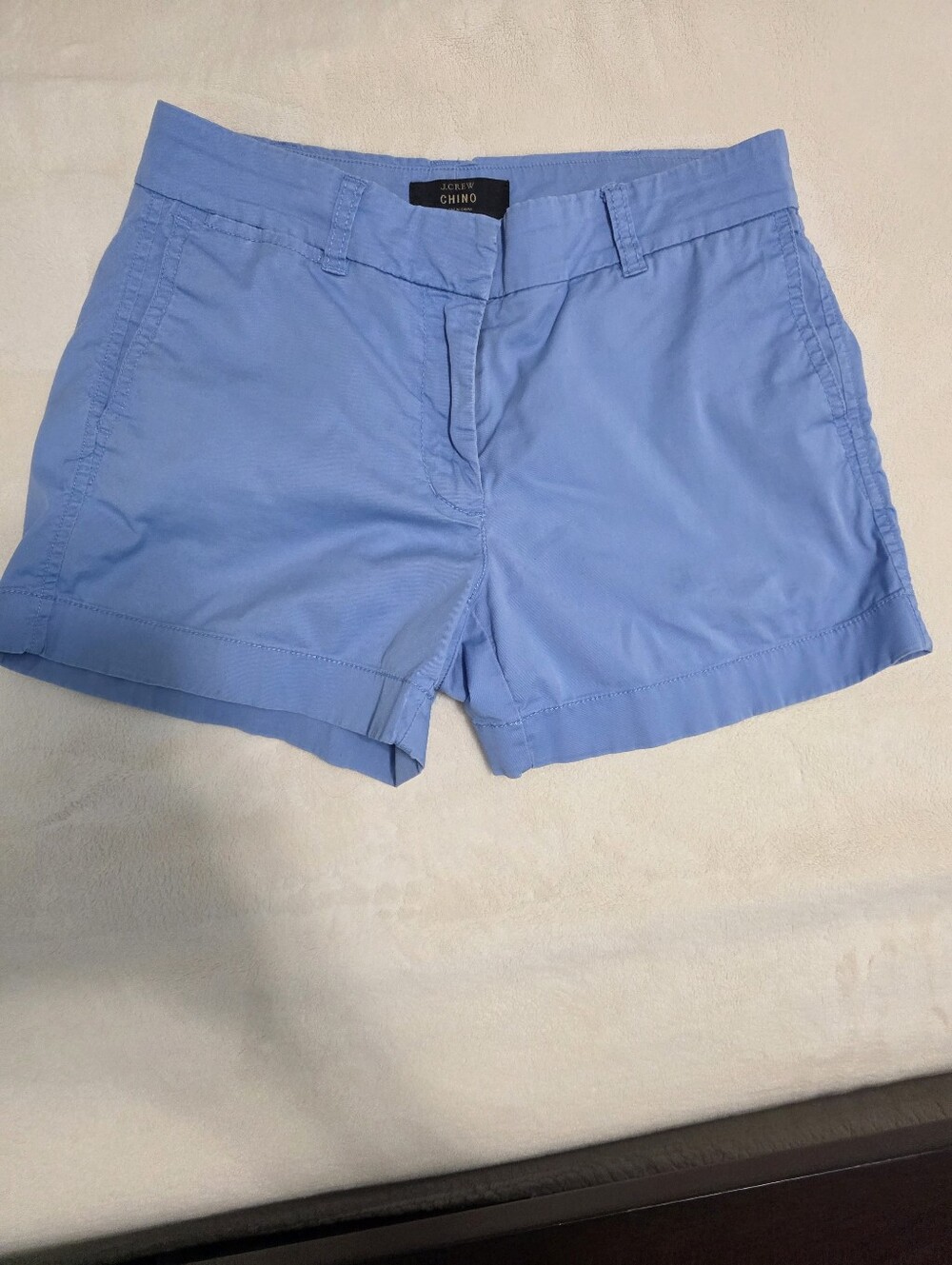 J. Crew Stretch Chino 4" Shorts Blue Size 0 Style # G2331